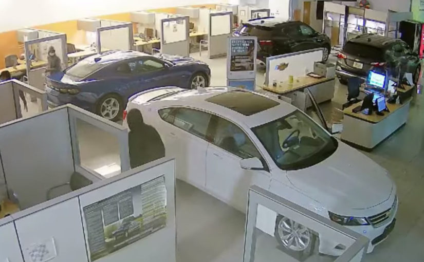 Police Release Video Showing Looters Stealing Chevrolets From GM Dealership In Missouri