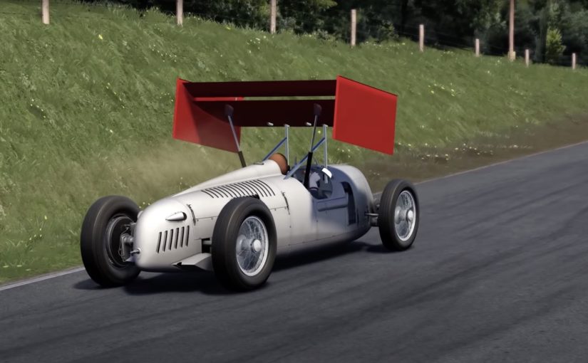 Grand Prix Cars In The 1930s Were Built For Straight Line Speed – But What If They Had Wings?