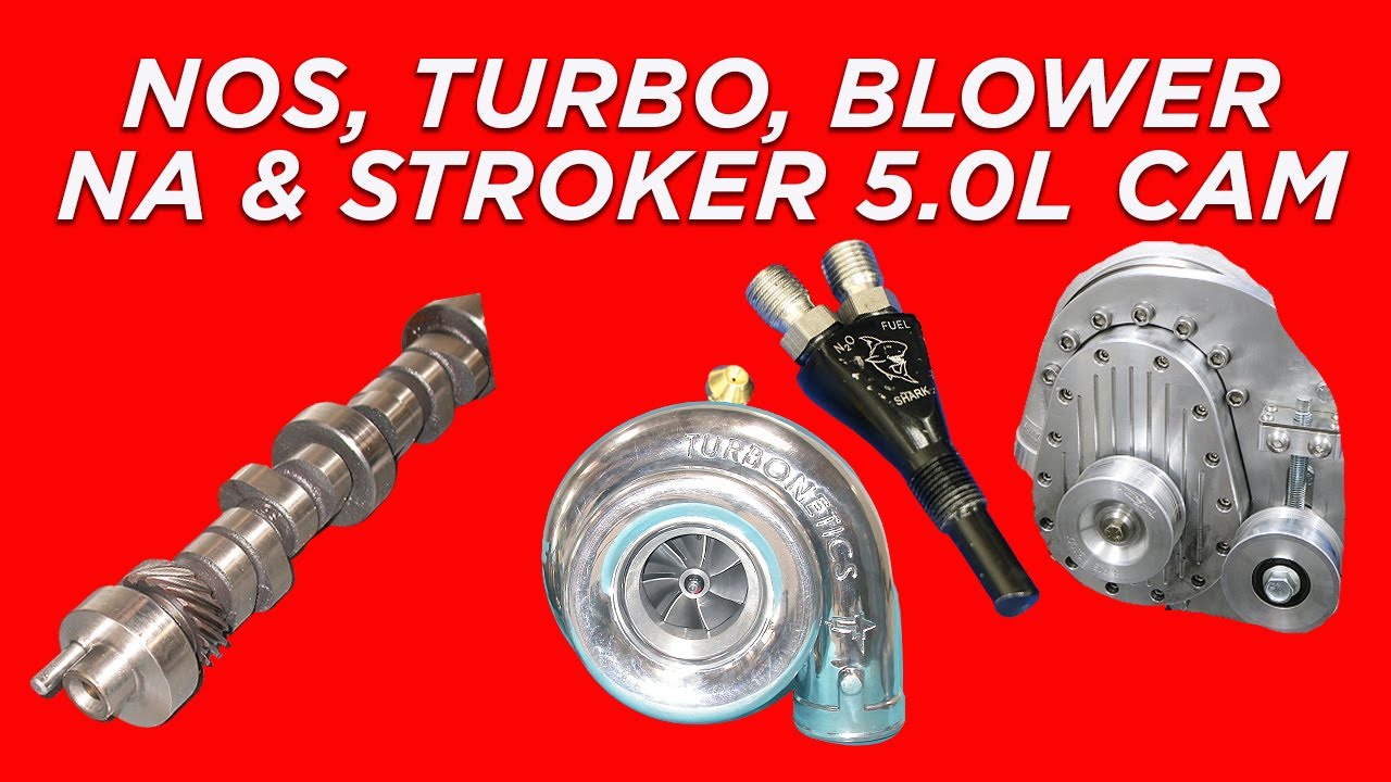 ANATOMY OF A 5.0L TURBO CAM, BLOWER CAM, NITROUS CAM, STROKER CAM AND NA CAM-THEY ARE ALL THE SAME!