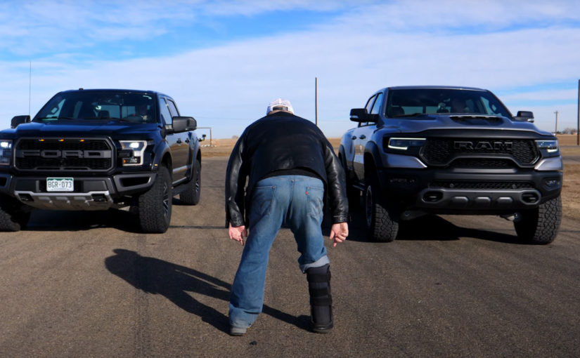 Ram 1500 TRX Leaves Ford F-150 Raptor For Dead In A Straight Line