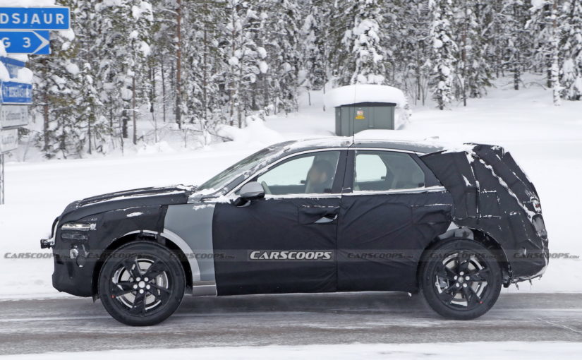 Electrified Genesis GV70 Caught Catching Some Late Winter Testing In Sweden